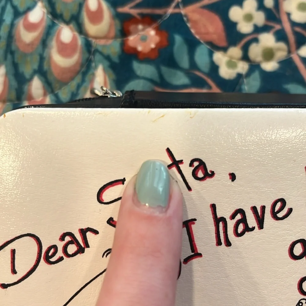 Brighton “Dear Santa” travel jewelry case